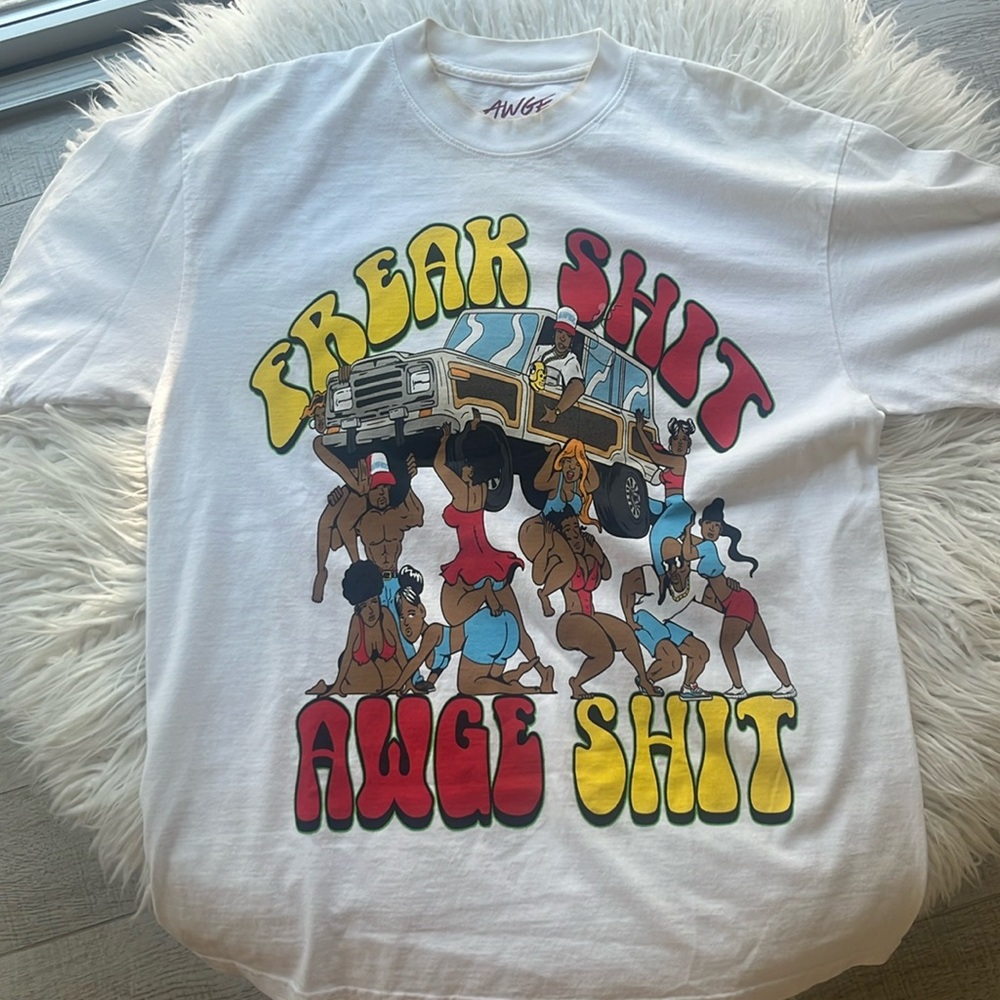 AWGE freak shit awge shit graphic tee
